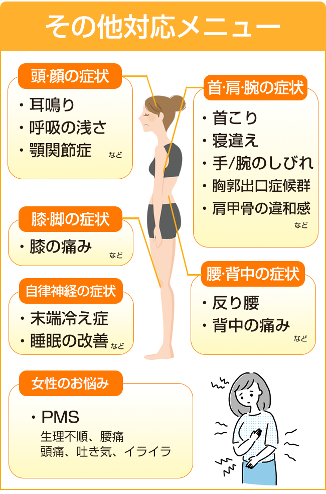 対応メニュー